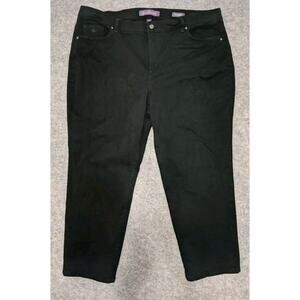 Gloria Vanderbilt Women’s Amanda Jeans - Black - Size 22W Short